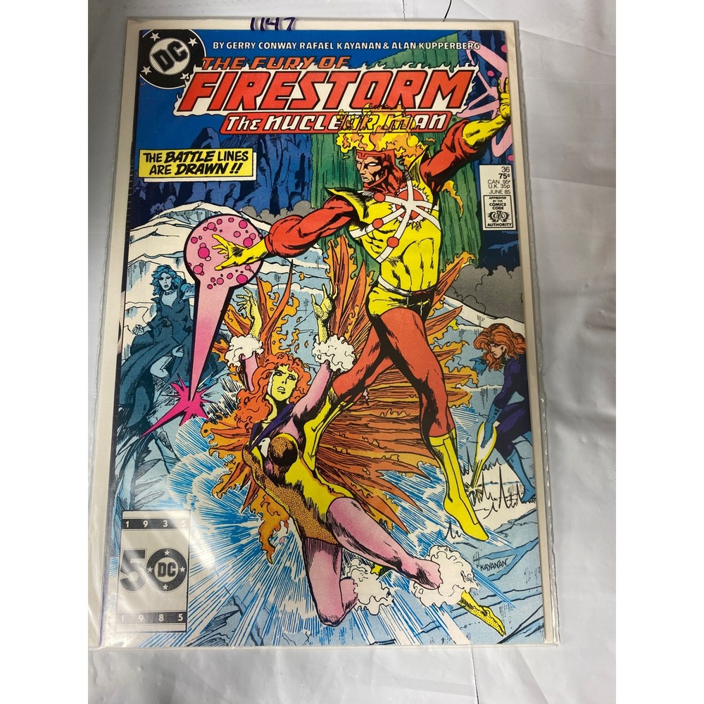 DC Comics The Fury of Firestorm The Nuclear Man 36 June 1985 Copper‎ Age Gerry